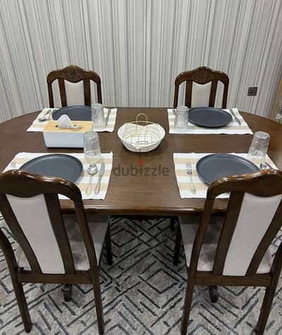 malaysian oak wood dining table