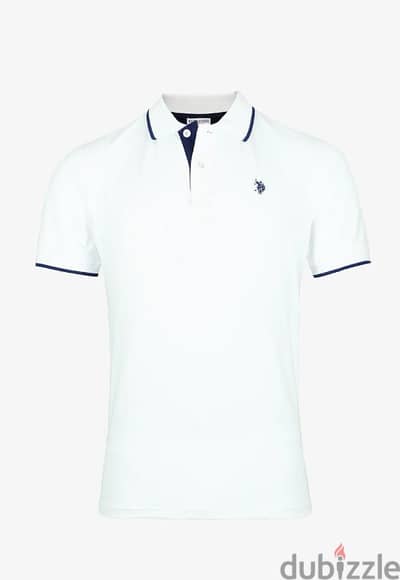 U. S. Polo Assn. SlimFit polo shirt white, Primum cotton Size Large. 15