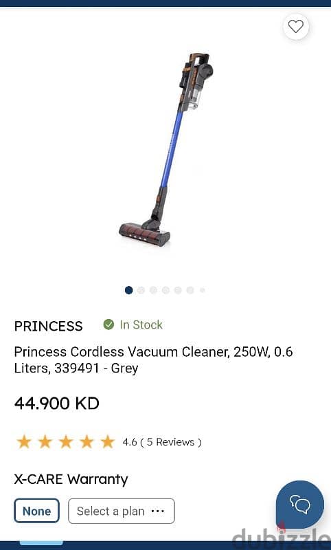 Princess 2 in 1 Cordless Vacuum Cleaner For Sale 2