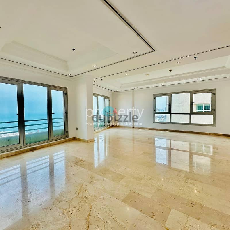 Sea view Two Bedroom floor for rent in Salmiya 3