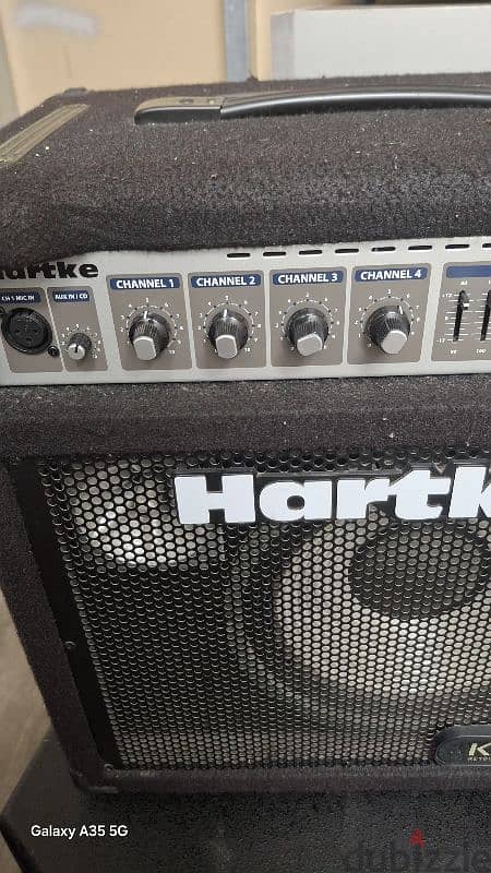 hartke keyboard amp. 4 chanel input last price 35kd. 1