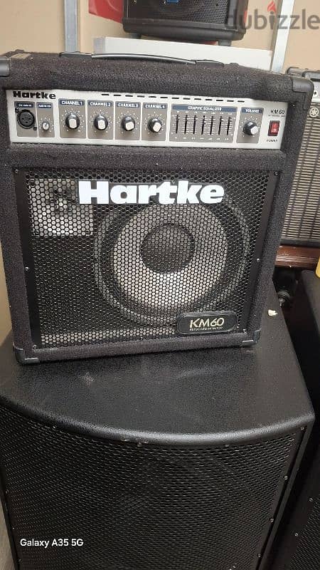 hartke keyboard amp. 4 chanel input last price 35kd. 3