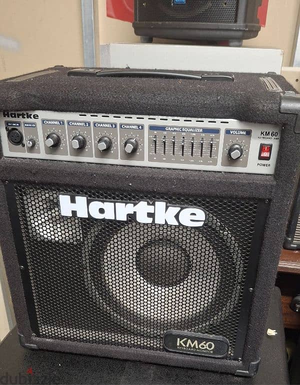 hartke keyboard amp. 4 chanel input last price 35kd. 4