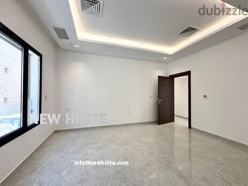 Modern 3 bedroom ground floor apartment for rent in Salwa 7