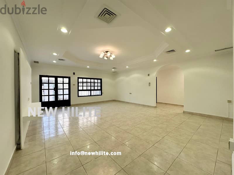 Four bedroom Ground floor for rent in Salwa 7