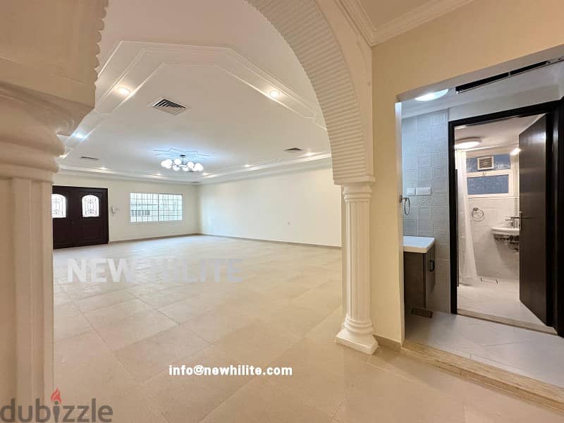 Four bedroom Ground floor for rent in Salwa 0