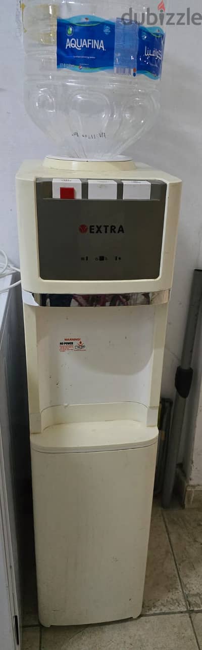 Extra hot cold normal water dispenser with fridge for sale