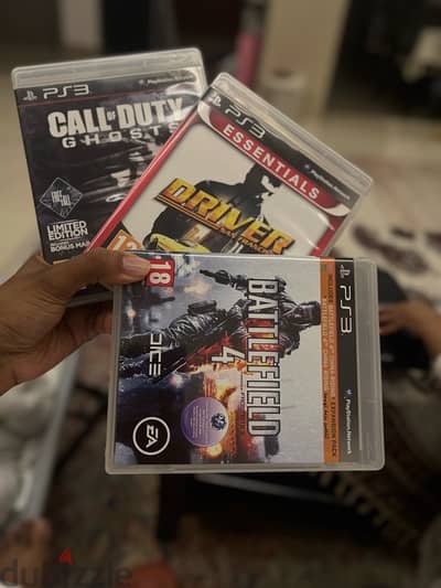 PlayStation 3 for sale including 3 games