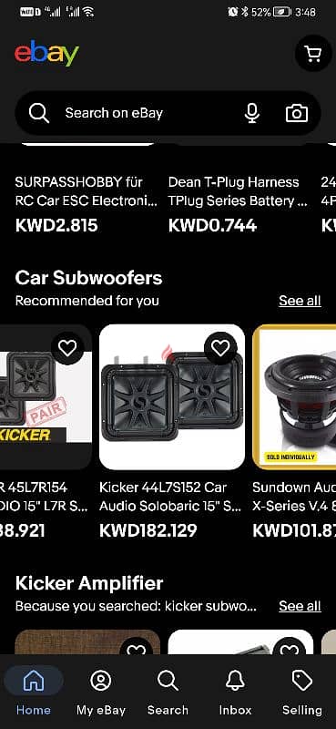 kicker subwoofers 15 inch 1