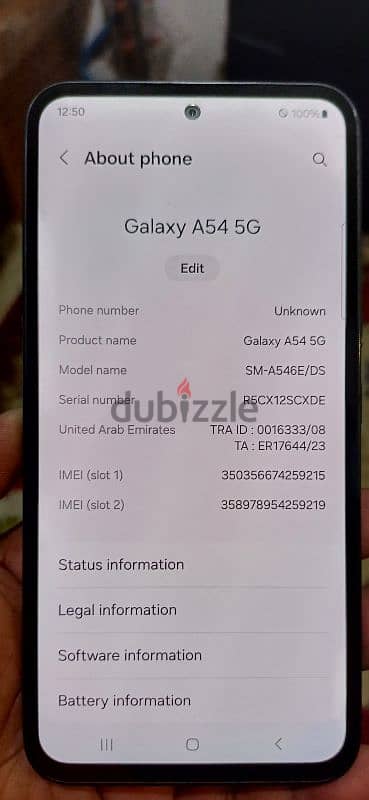 Samsung a54 5g 8/128GB 5