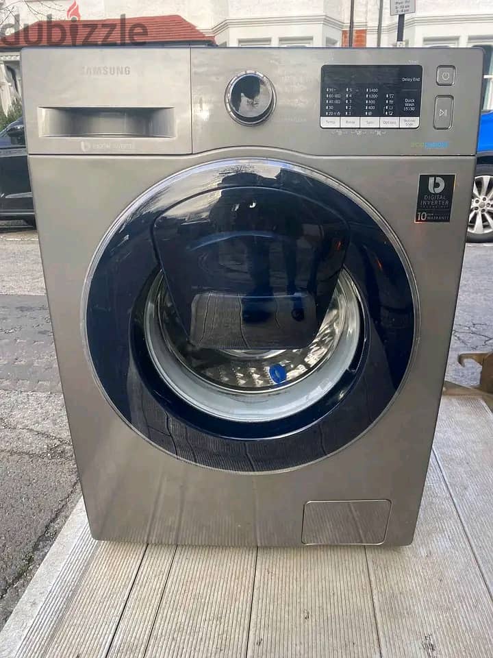 Samsung Grey AddUp Double Door Ecobubnle Washing machine For Urgent Sa 1