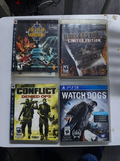 PS3 games cds for sale