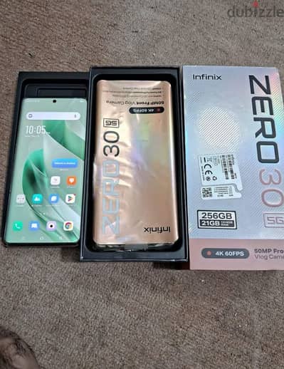 Infinix zero 30 5g like new with box