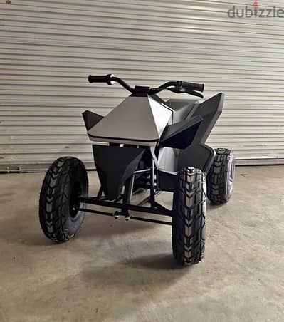 Tesla Brand Cyberquad for Kids, Four Wheel All Electric ATV