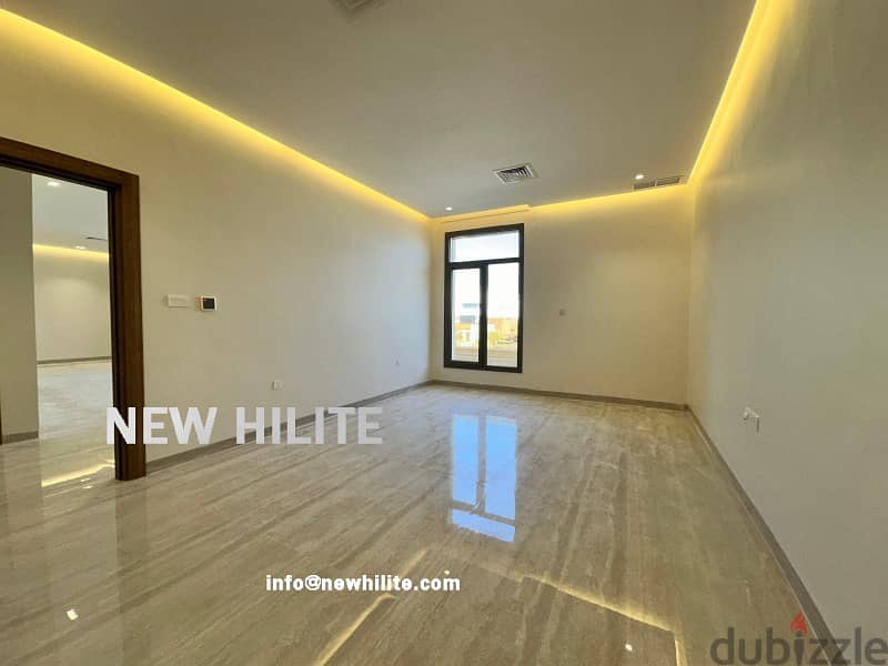 BRAND NEW FIVE BEDROOM TRIPLEX WITH ROOF FOR RENT IN AL FUNAITEES 4