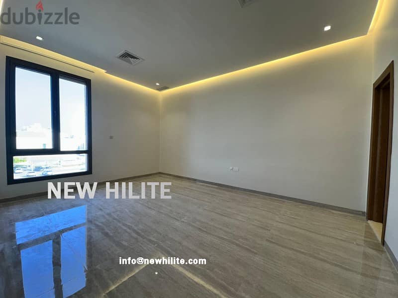 BRAND NEW FIVE BEDROOM TRIPLEX WITH ROOF FOR RENT IN AL FUNAITEES 8