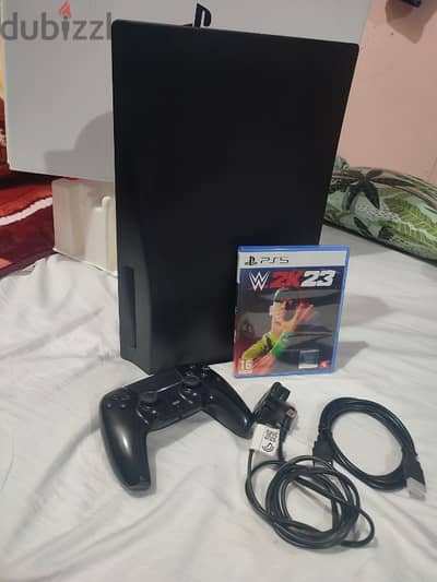 PLAYSTATION 5 DISK BLACK + WWE 2K23