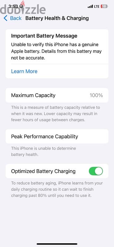 iPhone xs max 256 gb battery replacement 100% percentage 3