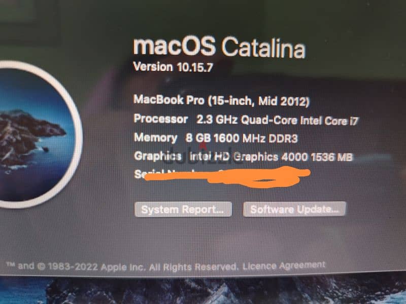 MacBook pro Core i7 2