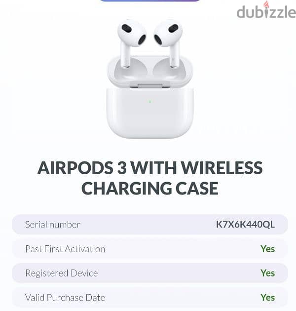 Apple AIRPOD 3 WITH WIRLESS CHARGING CASE 4