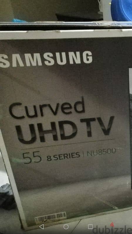 للبيع سامسونج Samsung UHD tv CURVE model NU8500 1