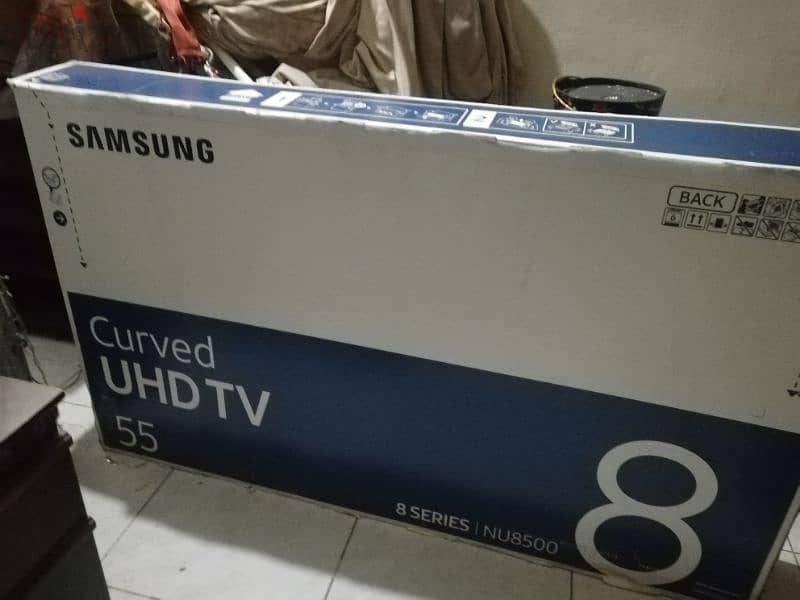 للبيع سامسونج Samsung UHD tv CURVE model NU8500 2