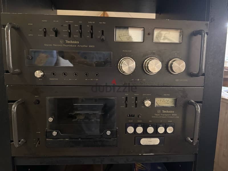 Technics PreAmp and cassette 3