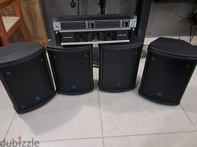 PA SYSTEM 2000 WATTS POWER AMPLIFIER