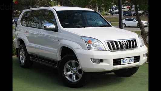 i want Toyota Prado 2009 or 2008 low mileage