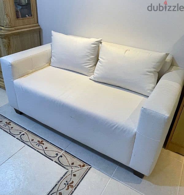 Whiite sofa set 3 + 2 + 1 1