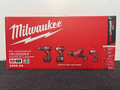 WhatsApp + 31687040507 Milwaukee 2695-24 M18 Cordless LITHIUM-ION 4-T