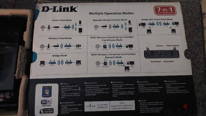 D- LINK   WIFI range Extendeder  7-in - 1 2