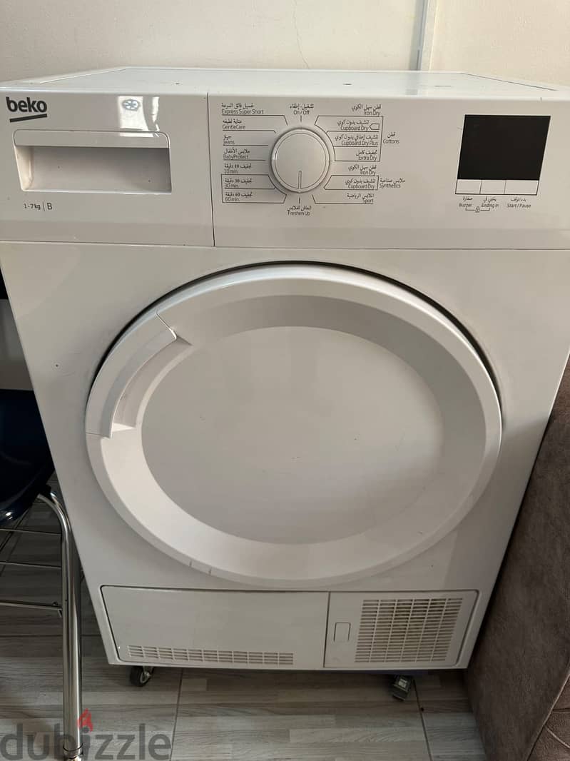 BEKO DRYER . . . . . . . 7 litter capacity 0