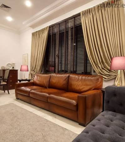 Leather sofa