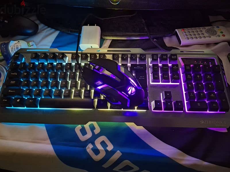 zebronics keyboard and mouse with multi colour rgb 1