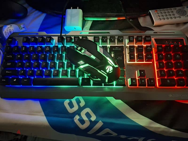 zebronics keyboard and mouse with multi colour rgb 3