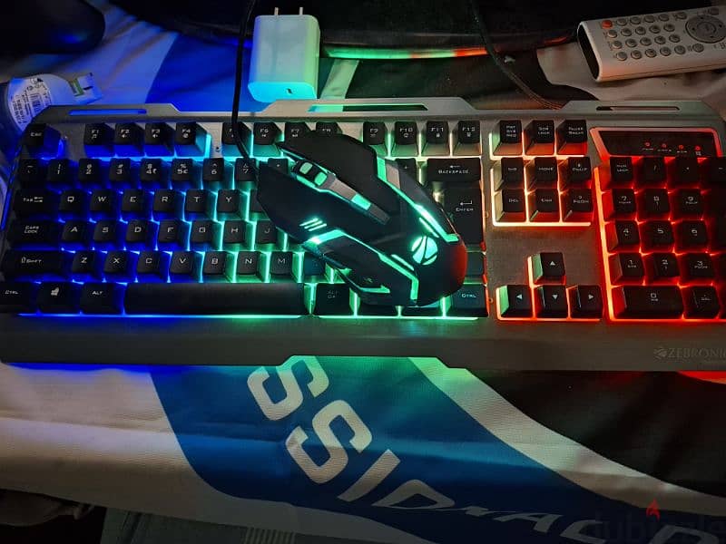 zebronics keyboard and mouse with multi colour rgb 4