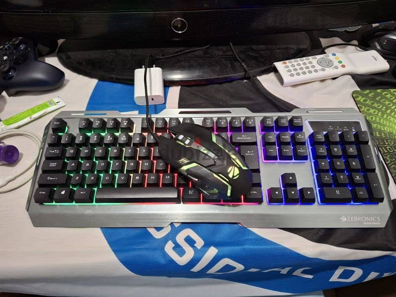 zebronics keyboard and mouse with multi colour rgb 6