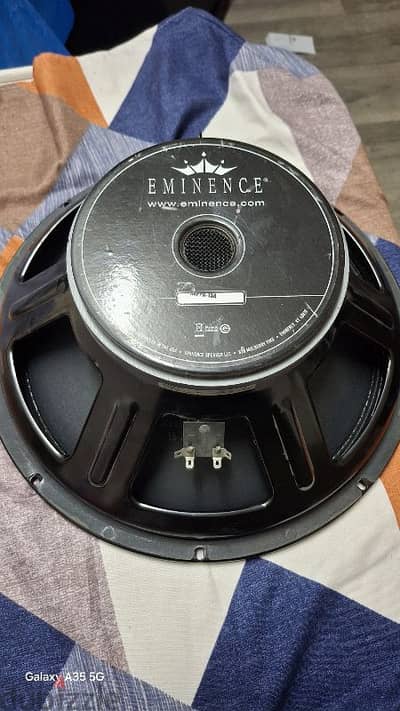 eminence made in u. s. a. 15 inch 1 speaker. 1000 watts .