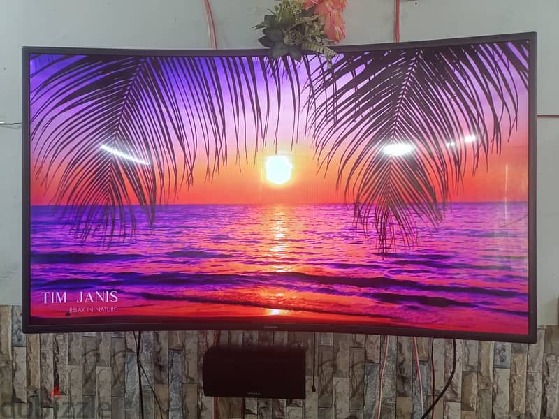 samsung curved smart TV 49" 2