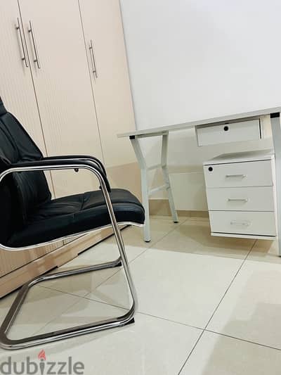 Doctor used-study table and chair available