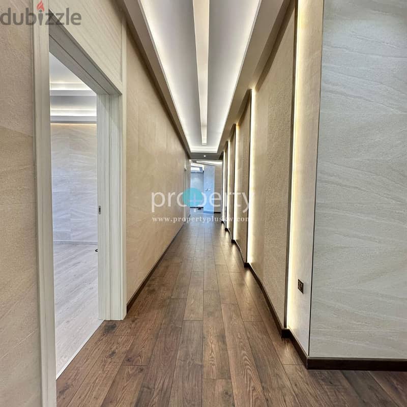 Spacious floor with downtown view for rent in Mansouriya 8