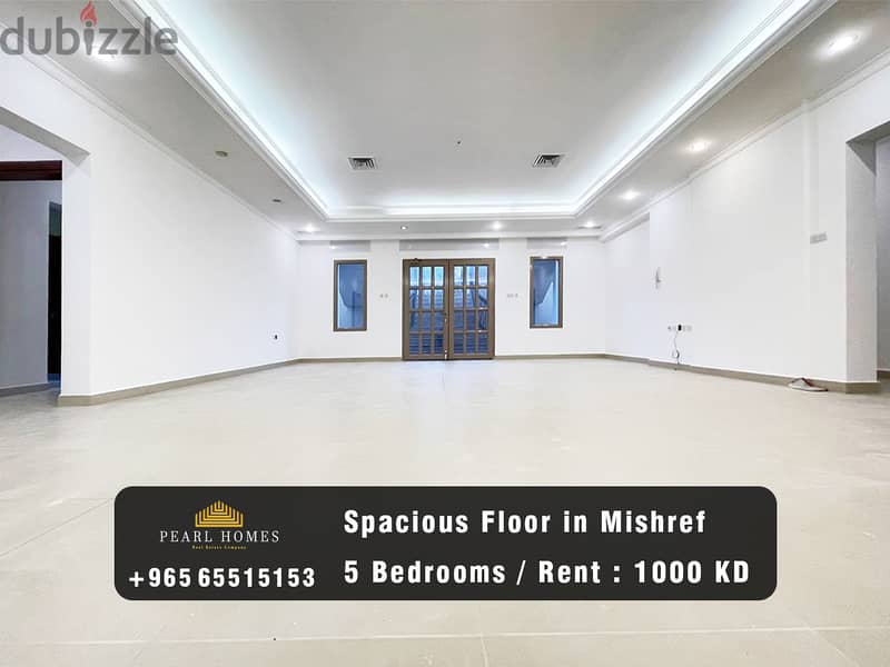 Spacious Floor for Rent in Mishref 0