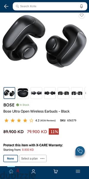 Bose Ultra Open Wireless Earbuds - Black 0