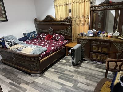 3 BHK spacious basement flat for rent with household items