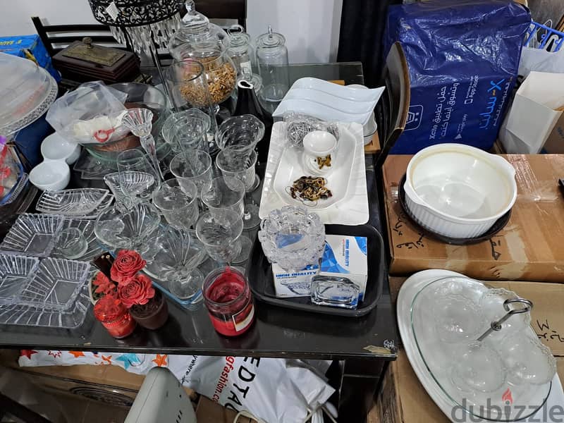 اواني زجاجية واكسسوارات بأسعار رمزية Glassware & accessories Cheap 5