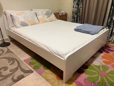 like new IKEA queen size bed