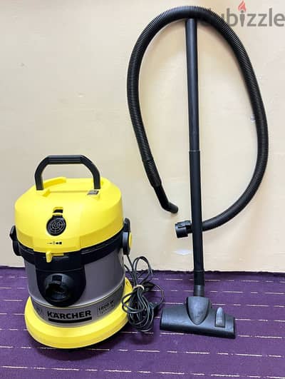 Karcher Drum Vacuum Cleaner, 1800W, 20 Liter, VC1800 - Yellow