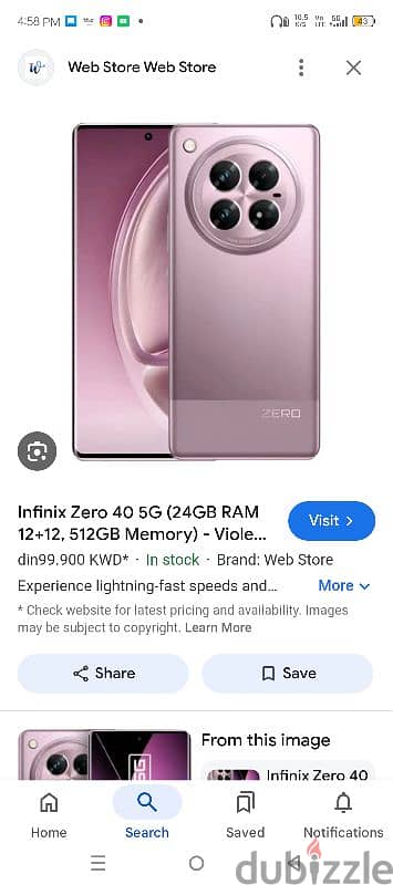 infinix zero 40 5g 20 GB ram 512 memori 45 volt fast charger  20 volt 1