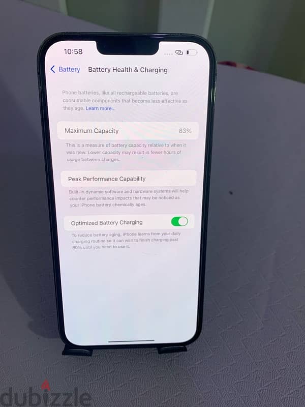 iPhone 13 Pro Max 256gb battery 83% front camera change no any issues 7